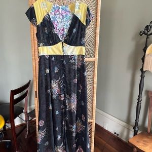 Floral flowy maxi dress